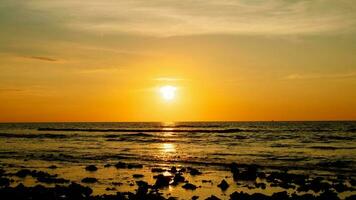 the beach in Phuket thailand,sunset photo