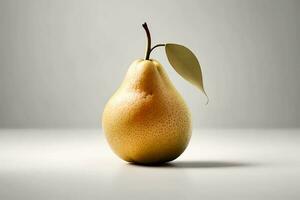 pear isolated on white background photo