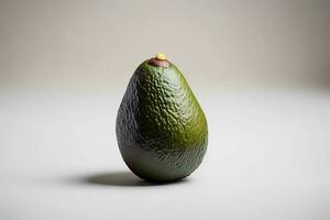 aguacate aislado en blanco antecedentes. foto