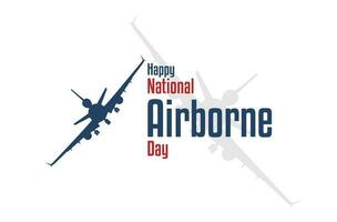 National Airborne Day vector