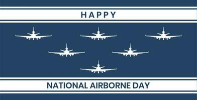 National Airborne Day vector