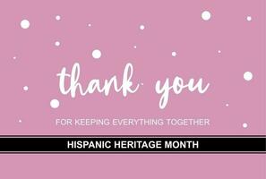 hispanic heritage month vector