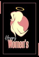 Womens day, Holiday concept vector