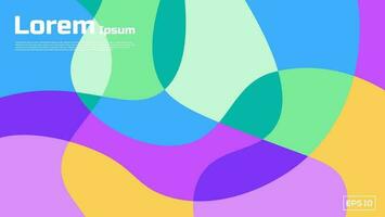 Abstract flat color presentation background. Minimalist shape design. For banners, flyers, posters, flyers. Vector eps 10.