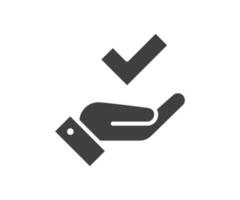 Good icon vector. Business success sign. Best quality symbol of correct, verified, certificate, approval, accepted, confirm, check mark. vector