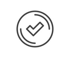 Good icon vector. Business success sign. Best quality symbol of correct, verified, certificate, approval, accepted, confirm, check mark. vector