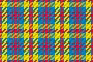 Seamless pattern of scottish tartan plaid. Repeatable background with check fabric texture. Vector backdrop striped textile print.