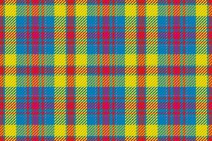 Seamless pattern of scottish tartan plaid. Repeatable background with check fabric texture. Vector backdrop striped textile print.