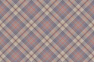 Tartan clan check fabric texture seamless pattern vector