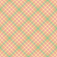 Plaid seamless pattern. Vector background of textile ornament. Flat fabric design.