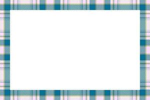 Vintage frame vector. Scottish border pattern retro style. Tartan plaid ornament. vector