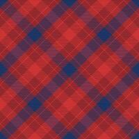 Seamless pattern of scottish tartan plaid. Repeatable background with check fabric texture. Vector backdrop striped textile print.