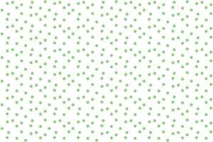 Polka with green dots soft simple seamless pattern vector