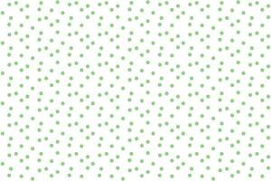 Polka with green dots soft simple seamless pattern vector