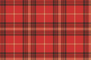 Check red tartan seamless pattern vector