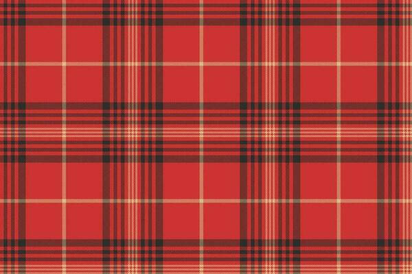Check red tartan seamless pattern