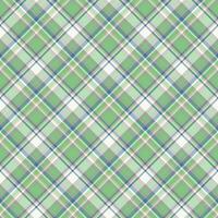 Plaid seamless pattern. Vector background of textile ornament. Flat fabric design.