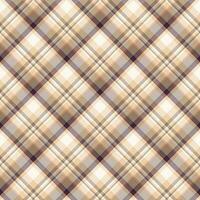 Plaid seamless pattern. Vector background of textile ornament. Flat fabric design.