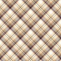 Plaid seamless pattern. Vector background of textile ornament. Flat fabric design.