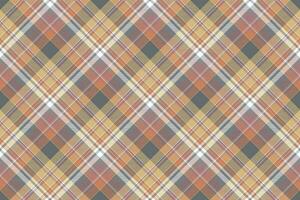 Plaid diagonal fabric texture seamless pattern vector