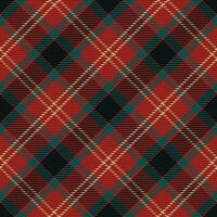 Seamless pattern of scottish tartan plaid. Repeatable background with check fabric texture. Vector backdrop striped textile print.