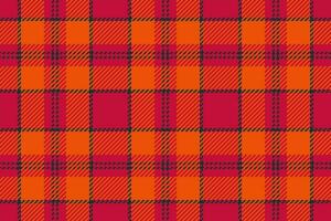 Plaid background fabric of textile pattern check with a seamless tartan texture vector. vector