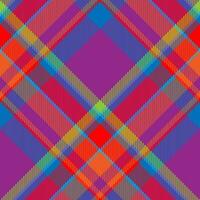 Tartan scotland seamless plaid pattern vector. Retro background fabric. Vintage check color square geometric texture. vector