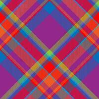 Tartan scotland seamless plaid pattern vector. Retro background fabric. Vintage check color square geometric texture. vector