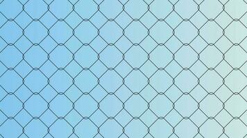 Illustration of a series of wires with a blue and white gradient background. Like a prison fence. Can be used for presentations, wallpapers, wrapping paper designs and decorations vector