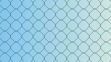 Illustration of a series of wires with a blue and white gradient background. Like a prison fence. Can be used for presentations, wallpapers, wrapping paper designs and decorations vector