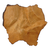 Brown Ripped Burnt Paper png