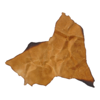 Brown Ripped Burnt Paper png