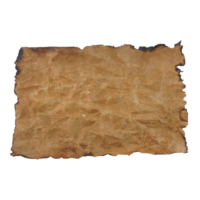 Brown Ripped Burnt Paper png