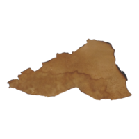 marron brûlé papier coupé png