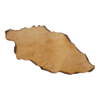 Brown Burnt Paper Cutout png