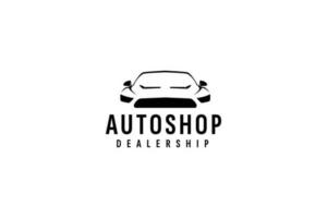 car dealer logo vector icon illustration