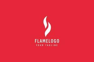 fuego logo vector icono ilustración