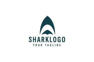 tiburón logo vector icono ilustración