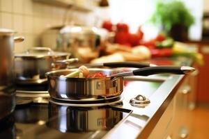 stock photo of inside kitchen close up
