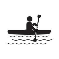 kayak icono vector