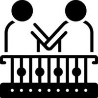 solid icon for neighbor vector