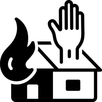solid icon for help vector