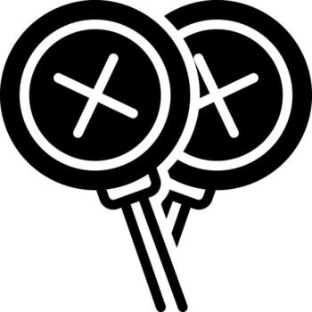 solid icon for false vector