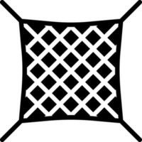 solid icon for net vector