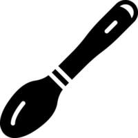 solid icon for tablespoon vector