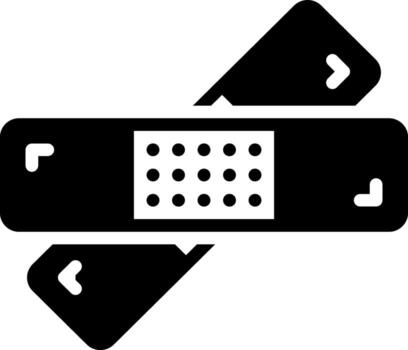 solid icon for patch vector