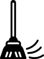 solid icon for duster vector