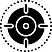 solid icon for scope vector