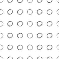 Seamless pattern with sketch circles shape vector