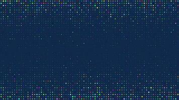 Abstract geometric background of squares. Pixel background with empty space. Vector illustration.